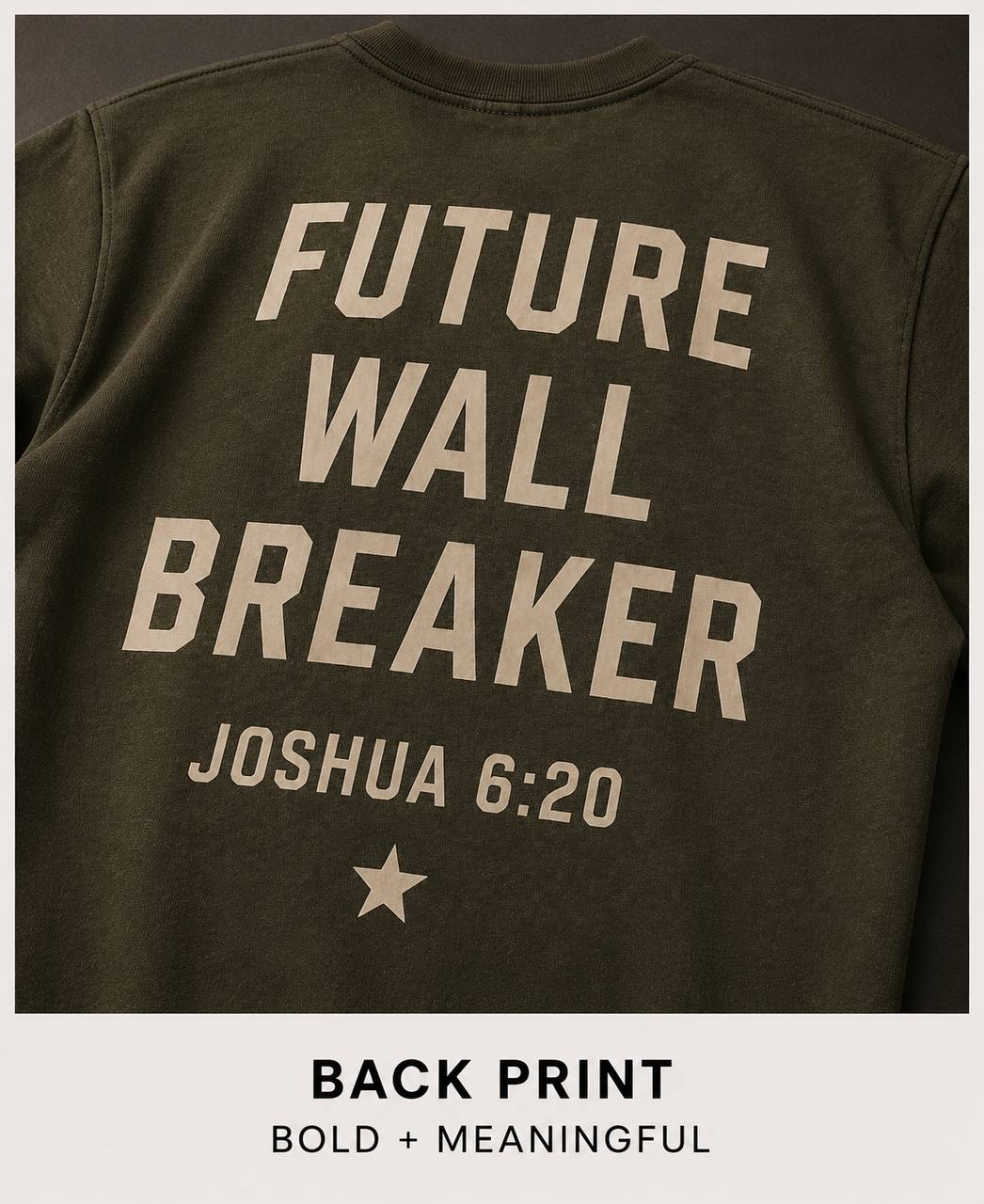 Back Print — Bold + Meaningful