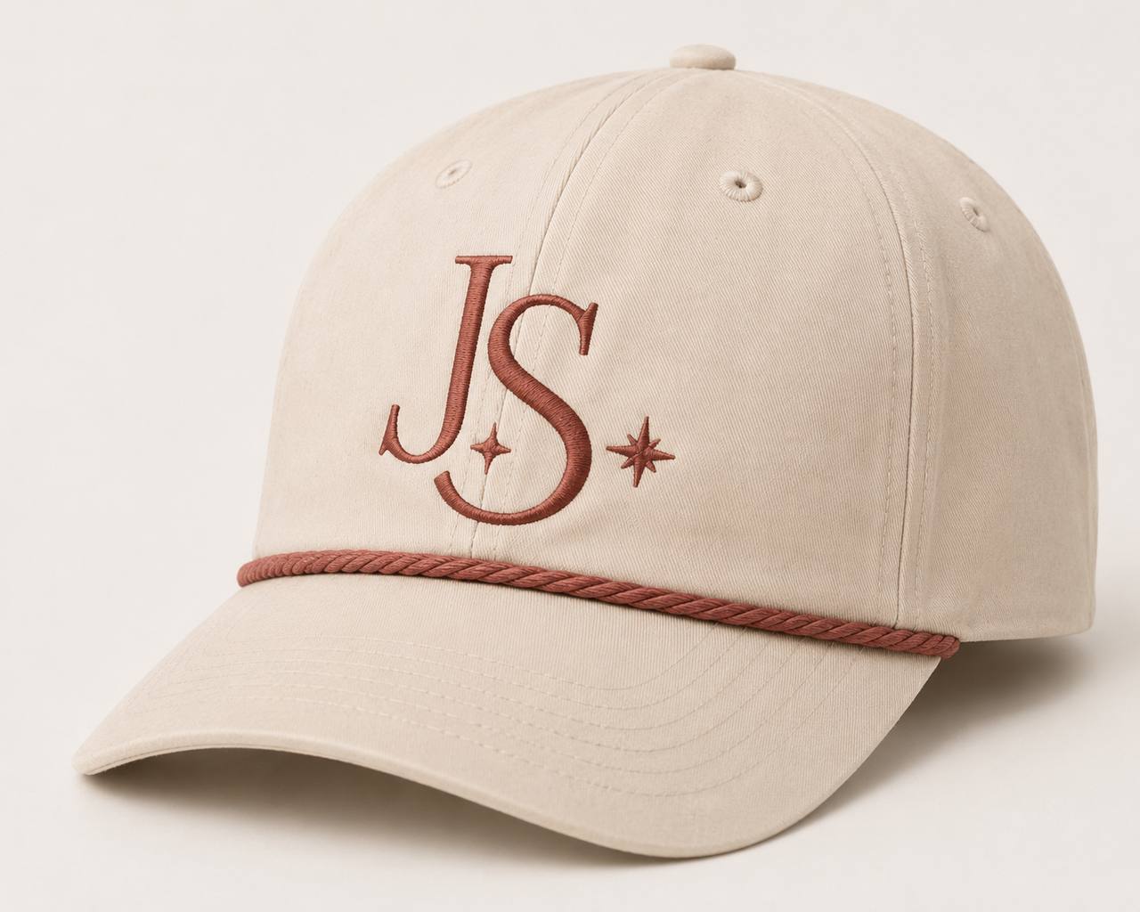 JS Rope Cap — Cream