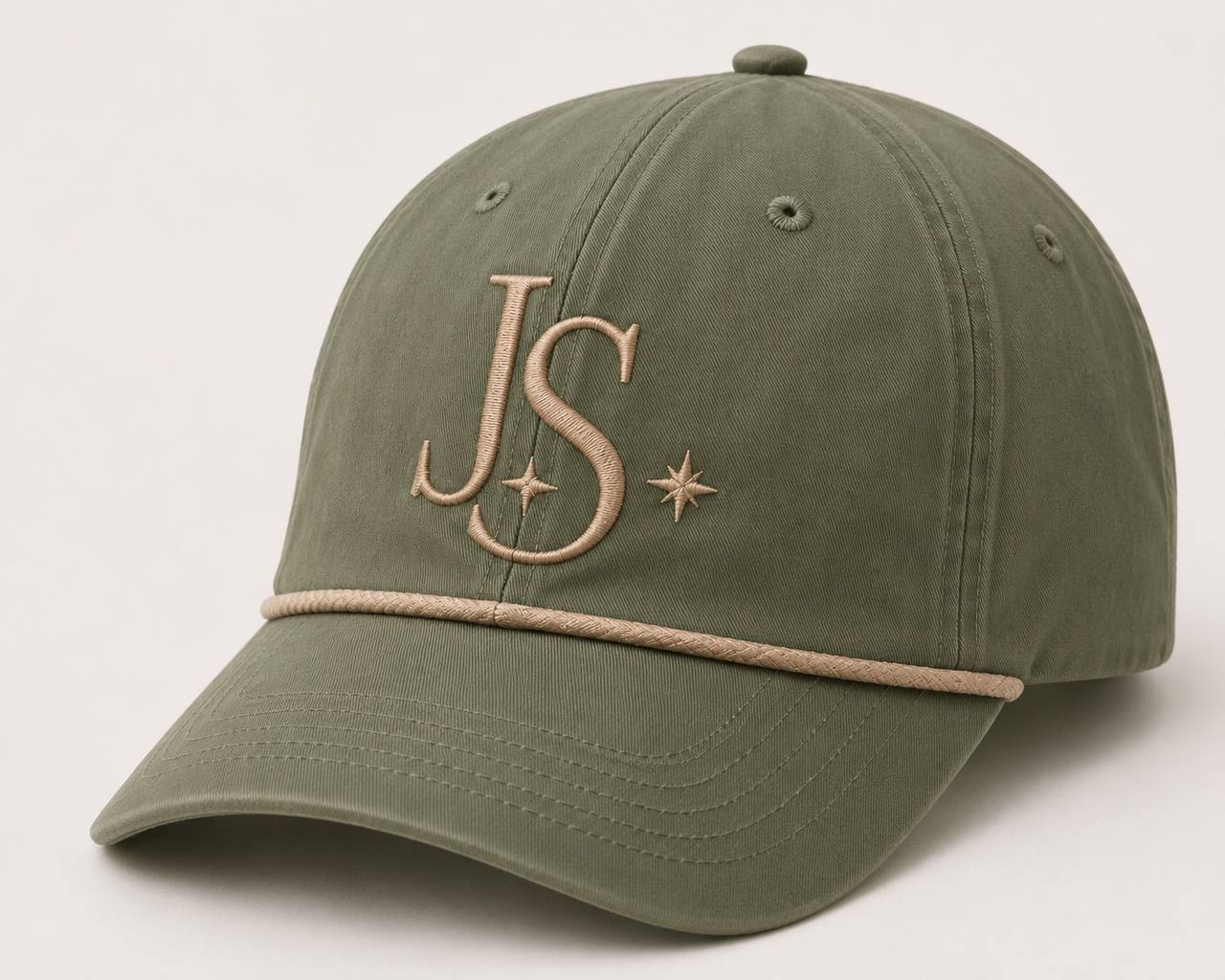 JS Rope Cap — Olive
