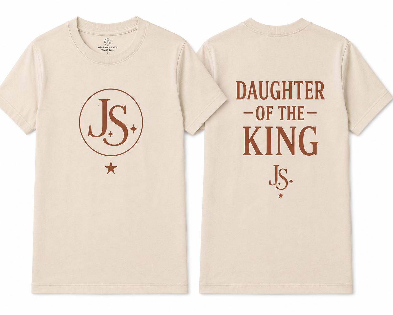 Daughter of the King Tee — Cream