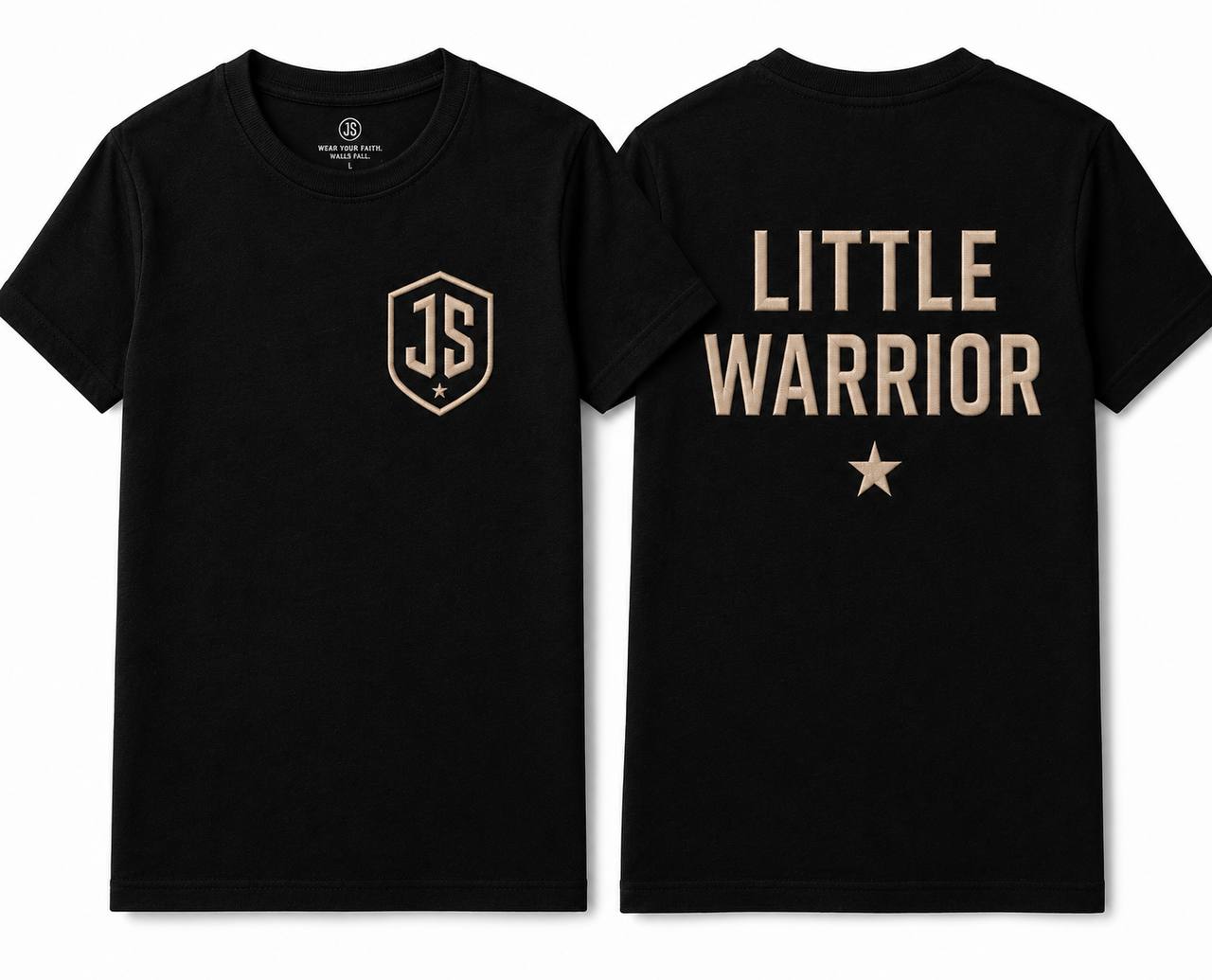 Little Warrior Tee — Black